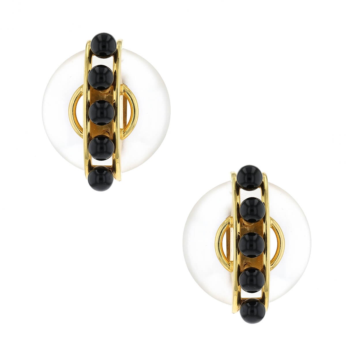 NO RESERVE | CARTIER GOLD 'BAMBOO' EARRINGS, | Christie's