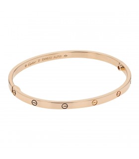 Cartier Love Petit Modèle gold bracelet Size 17