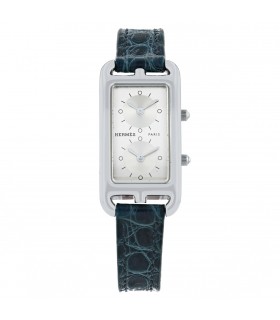 Hermès Cape Cod 2 Zones stainless watch
