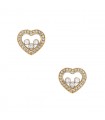 Chopard Happy Diamonds diamonds and gold earrings