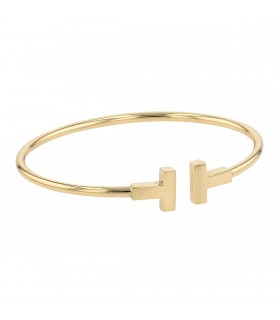 Tiffany & Co. Wire Tiffany T gold bracelet