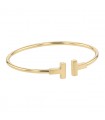 Tiffany & Co. Wire Tiffany T gold bracelet