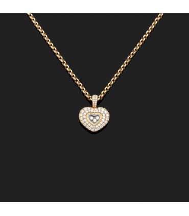 Chaîne pendentif Chopard Happy Diamonds