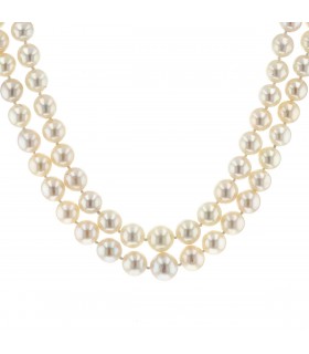 Collier perles de culture Monture Cartier