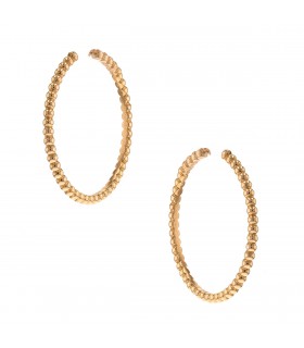 Van Cleef & Arpels Perlée gold earrings