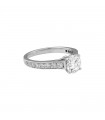 Bague solitaire diamant - Certificat GIA 1,27 ct I VS1