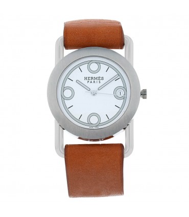 Hermès Barenia stainless steel watch