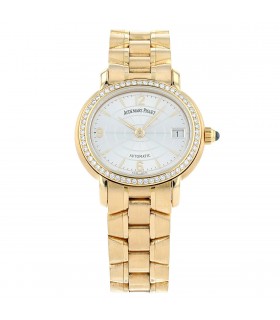 Audemars Piguet Millenary diamonds and 18k gold watch