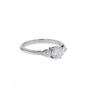 Tiffany & Co. diamond and platinum ring - Diamond 0,71 ct E VVS2