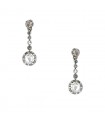 Diamonds and gold earrings