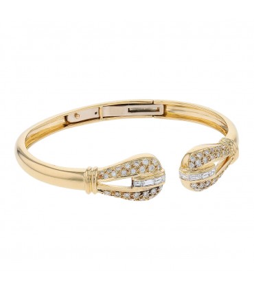 Bracelet or et diamants