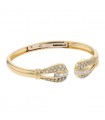 Diamonds and gold bracelet