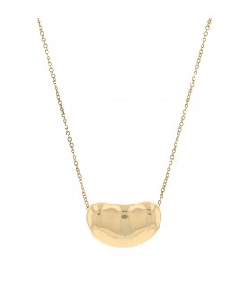 Tiffany & Co. Wire Bean gold necklace