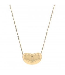 Tiffany & Co. Wire Bean gold necklace
