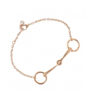 Hermès Filet d’Or diamond and gold bracelet