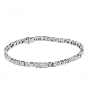 Bracelet ligne diamants