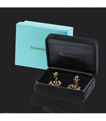 Boucles d’oreilles Tiffany & Co. Olive Leaf by Paloma Picasso