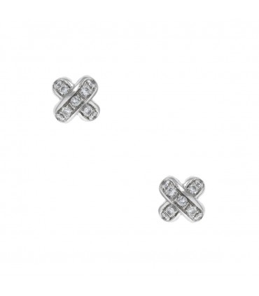 Chaumet Liens diamonds and gold earrings