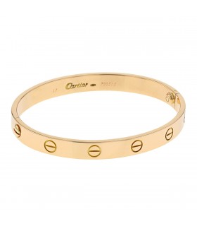 Cartier Love gold bracelet Size 17