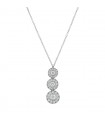 Tiffany & Co. Circlet Triple Chute diamonds and platinum necklace