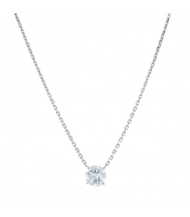 Collier or et diamant - Certificat GIA 1 ct K VVS2