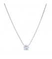 Collier or et diamant - Certificat GIA 1 ct K VVS2