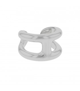 Hermès Osmose silver ring