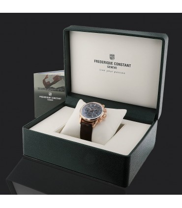 Frederique Constant Manufacture Flyback gold plated watch