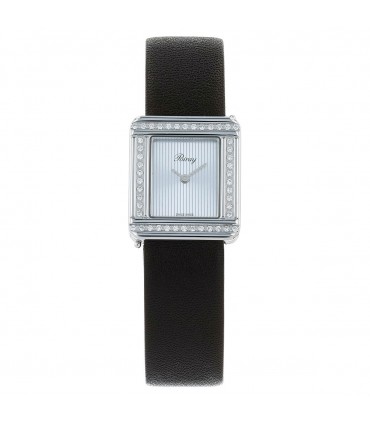 Poiray Ma Première diamonds and stainless steel watch
