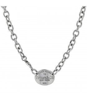 Tiffany & Co. Return to Tiffany silver necklace