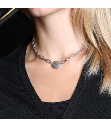 Tiffany & Co. Return to Tiffany silver necklace