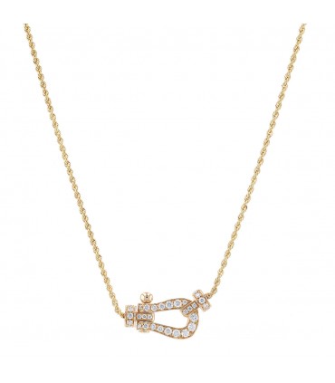 Fred Force 10 diamonds and gold necklace