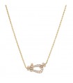 Fred Force 10 diamonds and gold necklace