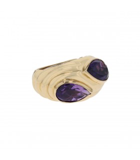 Repossi amethyst and gold ring