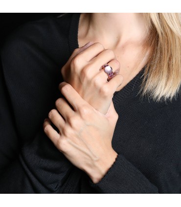 Pomellato Luna amethyst and gold ring