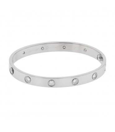 Bracelet Cartier Love 10 Diamants Taille 17