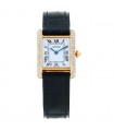 Cartier Tank diamonds and gold watch