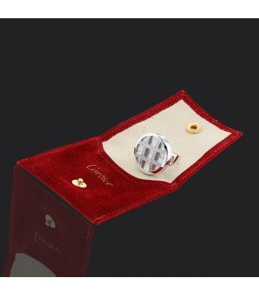 Cartier Pasha diamonds, mother of pearl and gold ring