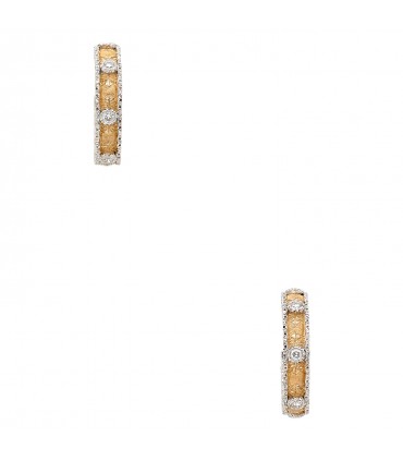 Buccellati diamonds and gold earrings