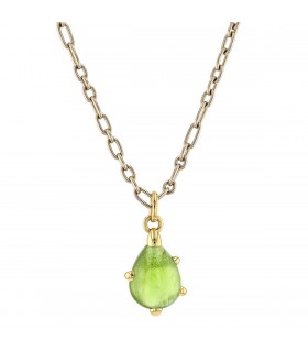 Pomellato peridot and gold necklace