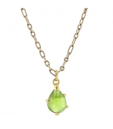 Pomellato peridot and gold necklace