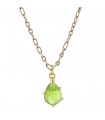 Pomellato peridot and gold necklace