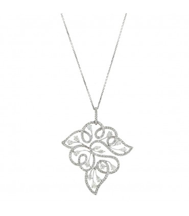 Diamonds and gold necklace