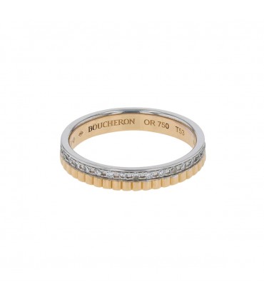 Boucheron Quatre Radiant Edition diamonds and gold ring