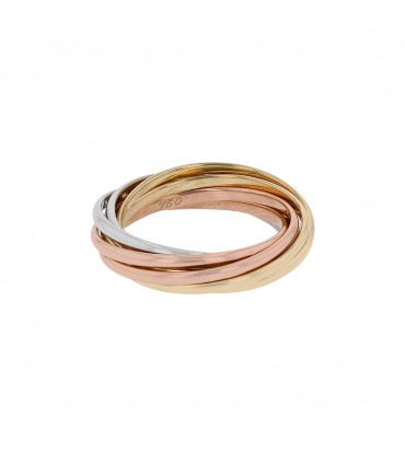 Cartier Trinity 7 Anneaux gold ring