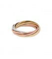 Cartier Trinity 7 Anneaux gold ring