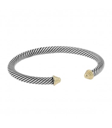 David Yurman Cable Classic silver and gold bracelet