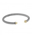 David Yurman Cable Classic silver and gold bracelet