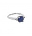 Diamonds, sapphire and gold ring