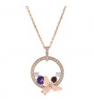 Chaumet Attrape-Moi Si Tu M’aimes diamonds, amethyst, garnet, pink opal and gold necklace